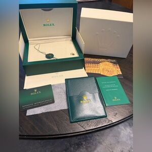 Rolex Outer & Inner Watch Box with Card Holder Manual